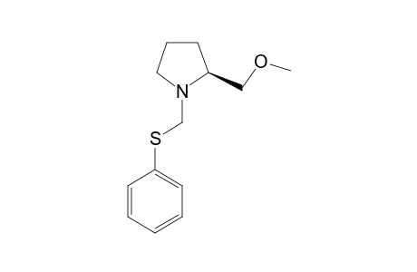 (2S)-2-(METHOXYMETHYL)-N-(PHENYLTHIOMETHYL)-PYRROLIDINE
