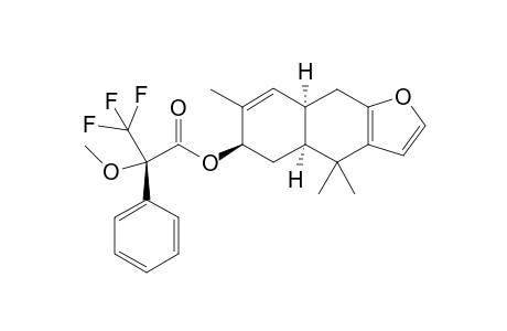 (4aS,6R,8aS)-4,4,7-Trimethyl-4,4a,5,6,8,8a,9-hexahydronaphtho[2,3-b]furan-6-yl (S)-.alpha.-methoxy-.alpha.-(trifluoromethyl)phenylacetiate