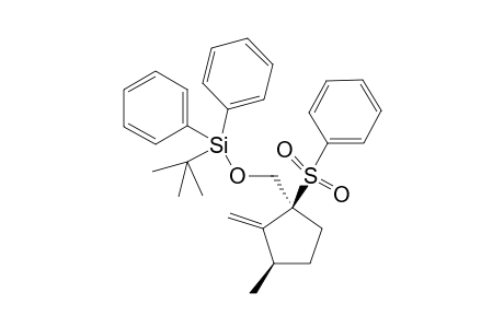 ((1S,3R)-1-Benzenesulfonyl-3-methyl-2-methylene-cyclopentylmethoxy)-tert-butyl-diphenyl-silane