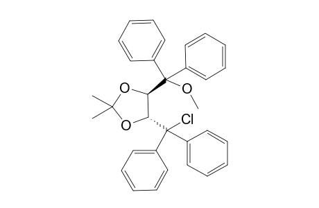 (4R,5R)-4-[(Chloro)(diphenyl)methyl]-5-[(methoxy)(diphenyl)methyl]-2,2-dimethyl-1,3-dioxolane