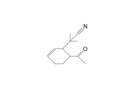 trans-4-Acetyl-3-(1-cyano-1-methyl-ethyl)-1-cyclohexene