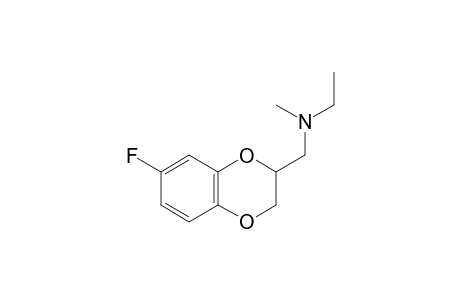 N-[(7-fluoro-2,3-dihydro-1,4-benzodioxin-2-yl)methyl]-N-methylethanamine