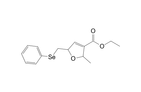 Ethyl 2-[(phenylseleno)methyl]-5-methyl-1,2-dihydrofuran-4-carboxylate