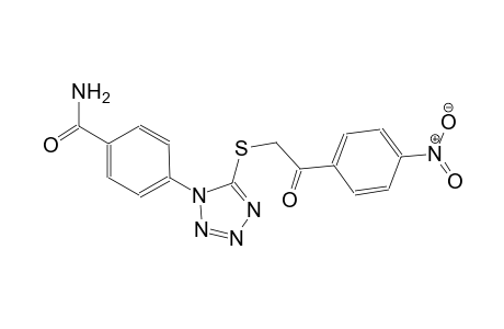 benzamide, 4-[5-[[2-(4-nitrophenyl)-2-oxoethyl]thio]-1H-tetrazol-1-yl]-