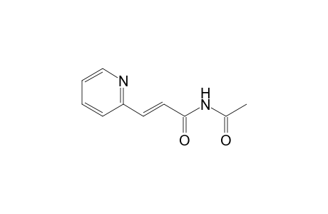 (E)-N-acetyl-3-(2-pyridinyl)-2-propenamide