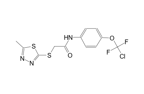N-[4-(Chloro-difluoro-methoxy)-phenyl]-2-(5-methyl-[1,3,4]thiadiazol-2-ylsulfanyl)-acetamide