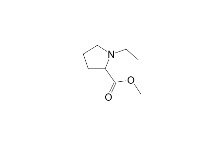 1-Ethyl-2-pyrrolidinecarboxylic acid, methyl ester