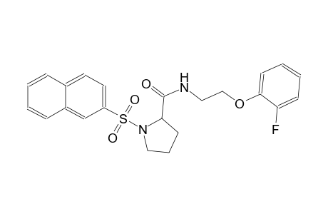 N-[2-(2-fluoranylphenoxy)ethyl]-1-naphthalen-2-ylsulfonyl-pyrrolidine-2-carboxamide