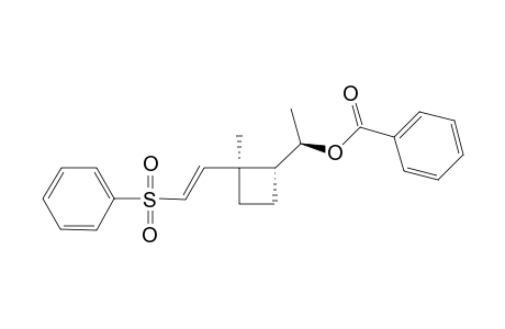 (1R)-1-[(1R,2S)-2-METHYL-2-[(E)-2-(PHENYLSULFONYL)-1-ETHENYL]-CYCLOBUTYL]-ETHYL-BENZOATE