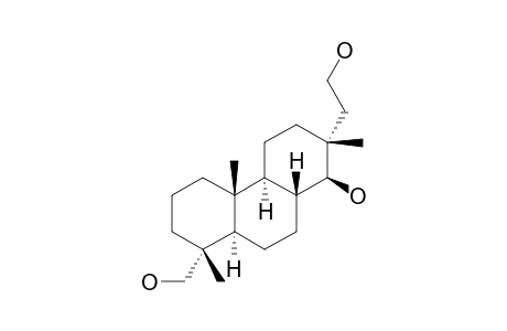 (1S,2R,4aS,4bR,8R,8aR,10aR)-2-(2-hydroxyethyl)-2,4b,8-trimethyl-8-methylol-3,4,4a,5,6,7,8a,9,10,10a-decahydro-1H-phenanthren-1-ol