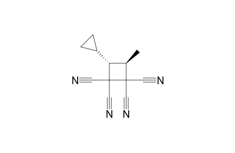 trans-4-Methyl-3-cyclopropylcyclobutane-1,1,2,2-tetracarbonitrile