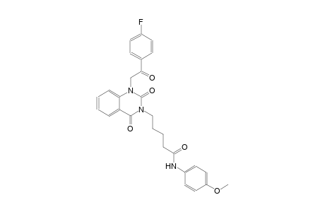 5-(1-[2-(4-fluorophenyl)-2-oxoethyl]-2,4-dioxo-1,4-dihydro-3(2H)-quinazolinyl)-N-(4-methoxyphenyl)pentanamide