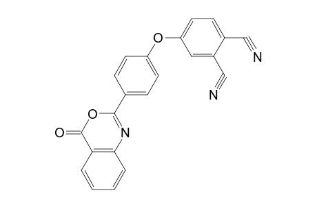 4-[4-(4-keto-3,1-benzoxazin-2-yl)phenoxy]phthalonitrile