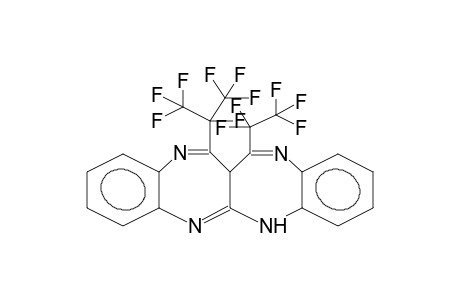 1H-1,7A-DIHYDRO-7-PENTAFLUOROETHYL-8-HEPTAFLUOROISOPROPYL-9,14-BENZODIAZEPINO[2,3-B]-1,6-BENZODIAZEPINE