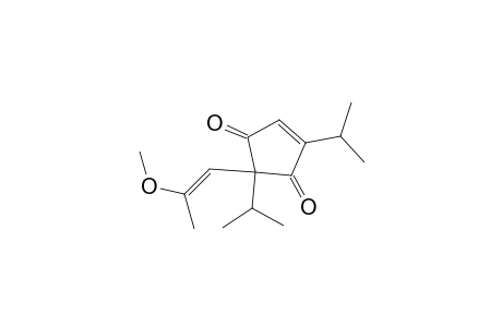 2-(2-Methoxypropenyl)-2,5-di-isopropylcyclopentene-1,3-dione