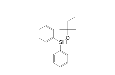 Diphenyl(2-methylpent-4-en-2-yloxy)silane