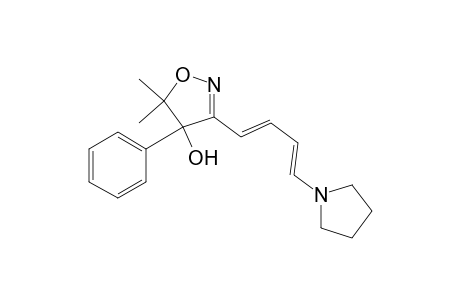 5,5-Dimethyl-4-phenyl-3-[(1E,3E)-4-(1-pyrrolidinyl)buta-1,3-dienyl]-4-isoxazolol