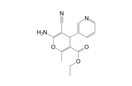 ethyl 6-amino-5-cyano-2-methyl-4-(3-pyridinyl)-4H-pyran-3-carboxylate