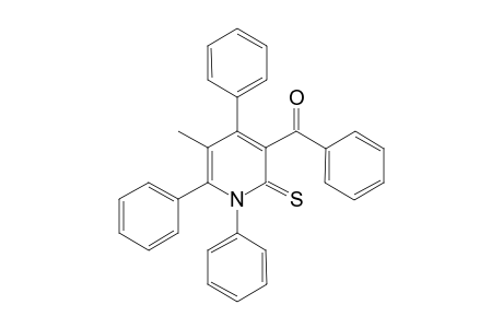 3-Benzoyl-5-methyl-2-thioxo-1,4,6-triphenyl-1,2-dihydropyridine [3-benzoyl-5-methyl-1,4,6-triphenyl-2(1H)-pyridinethione]