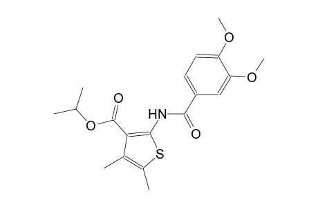 isopropyl 2-[(3,4-dimethoxybenzoyl)amino]-4,5-dimethyl-3-thiophenecarboxylate