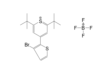 4-(3-bromo-2-thienyl)-2,6-ditert-butylthiopyrylium tetrafluoroborate