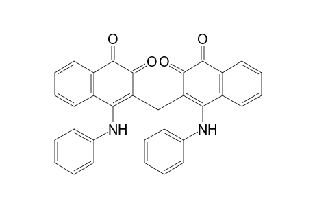 3,3'-Methylene-bis(4"-phenylaminonaphthalene-1',2"-dione)