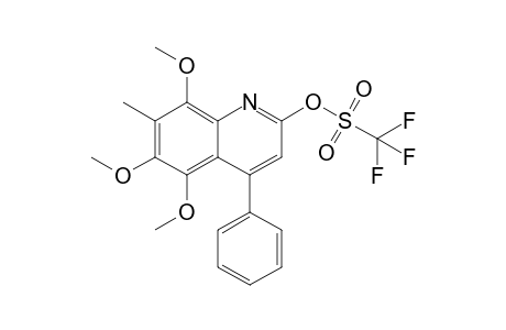 (5,6,8-trimethoxy-7-methyl-4-phenyl-2-quinolyl) trifluoromethanesulfonate