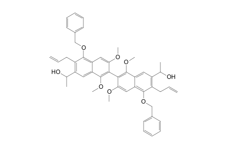1-[5,5'-bis(Benzyloxy)-6,6'-diallyl-1,1',3,3'-tetramethoxy-2,2'-binaphthalene-7,7'-diyl]-diethanol