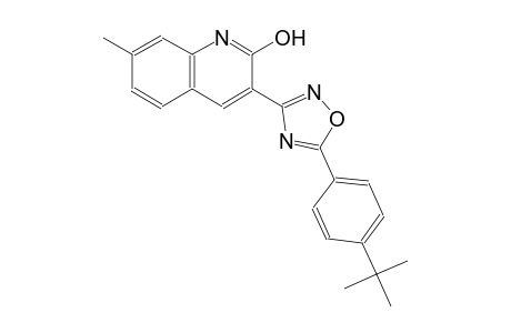 3-[5-(4-tert-butylphenyl)-1,2,4-oxadiazol-3-yl]-7-methyl-2-quinolinol