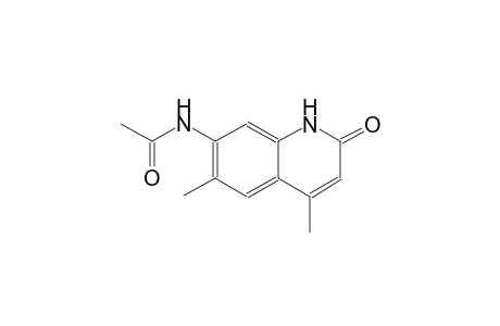 N-(4,6-dimethyl-2-oxo-1,2-dihydro-7-quinolinyl)acetamide