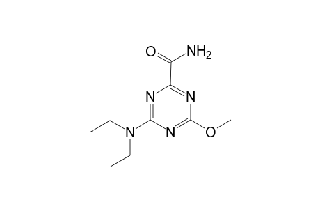 4-(diethylamino)-6-methoxy-1,3,5-triazine-2-carboxamide