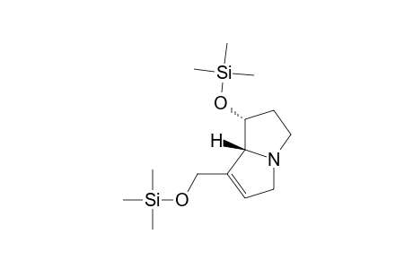 1H-Pyrrolizine, 2,3,5,7a-tetrahydro-1-[(trimethylsilyl)oxy]-7-[[(trimethylsilyl)oxy]m ethyl]-, (1R-trans)-