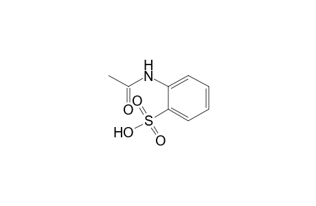 Benzenesulfonic acid, 2-(acetylamino)-