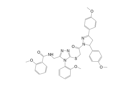 benzamide, N-[[5-[[2-[4,5-dihydro-3,5-bis(4-methoxyphenyl)-1H-pyrazol-1-yl]-2-oxoethyl]thio]-4-(2-methoxyphenyl)-4H-1,2,4-triazol-3-yl]methyl]-2-methoxy-