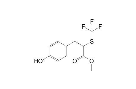 2-[(trifluoromethyl)thio]-3-(4-hydroxyphenyl)propanoic acid methyl ester