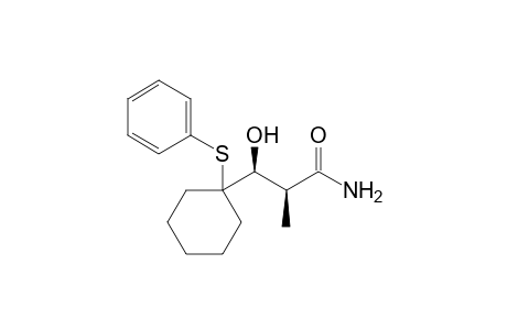 syn-(2RS,3RS)-3-Hydroxy-2-methyl-3-[1-(phenylthio)cyclohexyl]propanamide