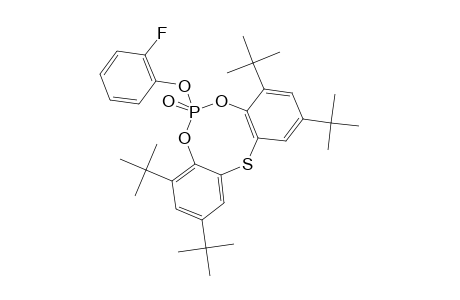 6-(2'-FLUOROPHENOXY)-2,4,8,10-TETRA-TERT.-BUTYLDIBENZO-[D,G]-[1,3,6,2]-DIOXATHIAPHOSPHOCIN-6-OXIDE
