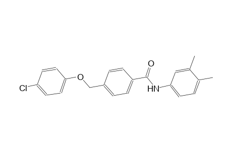 4-[(4-chlorophenoxy)methyl]-N-(3,4-dimethylphenyl)benzamide