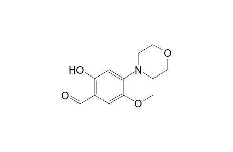 2-Hydroxy-5-methoxy-4-(4-morpholinyl)benzaldehyde