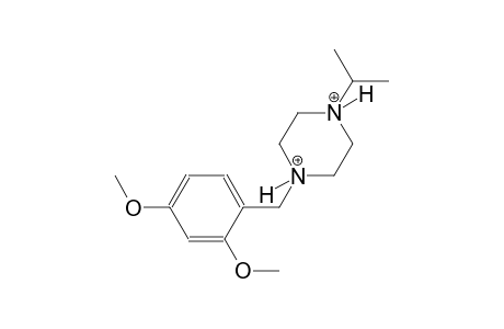 1-(2,4-dimethoxybenzyl)-4-isopropylpiperazinediium