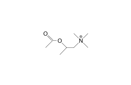 .beta.-Methyl-acetyl-cholinium cation