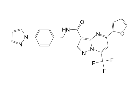 5-(2-furyl)-N-[4-(1H-pyrazol-1-yl)benzyl]-7-(trifluoromethyl)pyrazolo[1,5-a]pyrimidine-3-carboxamide