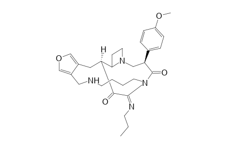 4H-1,16-Etheno-5,15-(propaniminoethano)furo[3,4-l][1,5,10]triazacyclohexadecine-4,21-dione, 3,3a,6,7,8,9,10,11,12,13,14,15-dodecahydro-3-(4-methoxyphenyl)-, [3R-(3R*,3aR*,15S*)]-