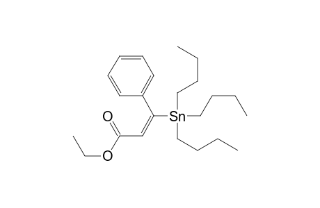 (E)-3-phenyl-3-tributylstannyl-2-propenoic acid ethyl ester