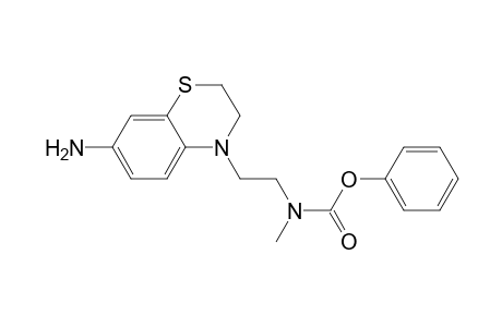 Phenyl 2-(7-amino-2H-benzo[b][1,4]thiazin-4(3H)-yl)ethyl(methyl)carbamate