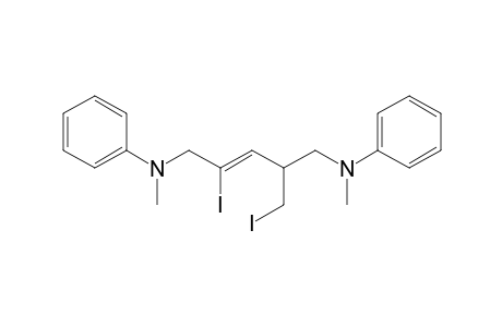 (Z)-2,5-Diiodo-N,N'-dimethyl-N,N'-diphenyl-2-penten-1,5-diamine