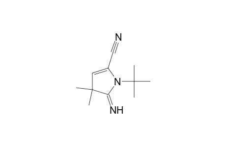 1H-Pyrrole-2-carbonitrile, 1-(1,1-dimethylethyl)-4,5-dihydro-5-imino-4,4-dimethyl-
