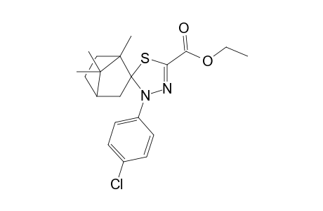 4-(4-Chlorophenyl)-1',7',7'-trimethyl-spiro[1,3,4-thiadiazole-5,2'-norbornane]-2-carboxylic acid ethyl ester