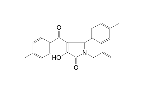 2H-pyrrol-2-one, 1,5-dihydro-3-hydroxy-4-(4-methylbenzoyl)-5-(4-methylphenyl)-1-(2-propenyl)-