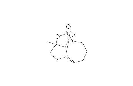 10-Methyl-10-hydroxy-2-carboxy-spiro[bicyclo[5.3,1]undec-6-ene-11.1'-cyclopropane]-2,10-lactone